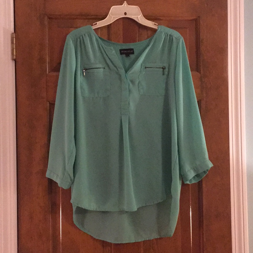 🚫SOLD🚫 Mint 3/4 Sleeve Shirt